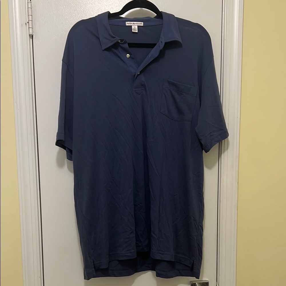 Peter Millar Men's Navy Polo Shirt